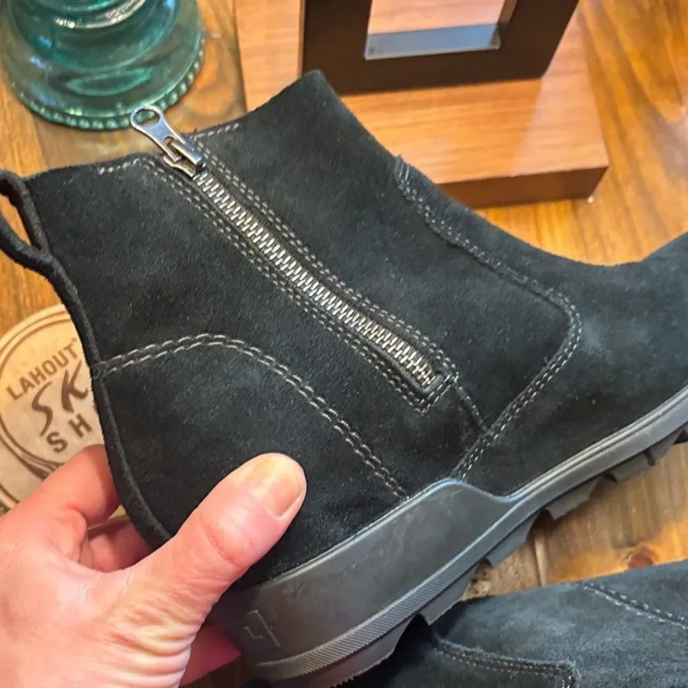 Black Suede Ankle Boots